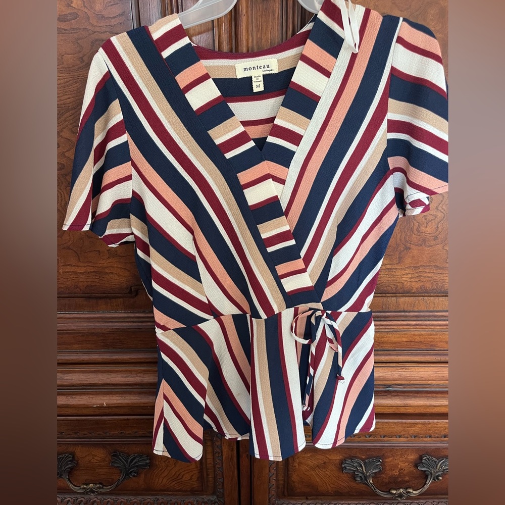 Monteu short sleeve blouse